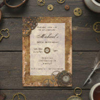 Vintage Industrial Steampunk Birthday Party
