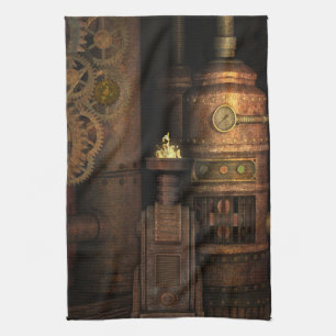 Vintage Industrial Steampunk Kitchen Towel