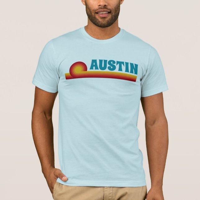 Vintage-Inspired Austin Love Men's Tee (Front)