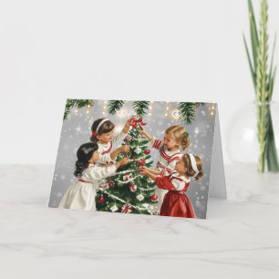Vintage-Inspired Christmas Card