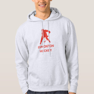 Vintage Inspired Edmonton Hockey  Hoodie