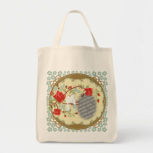 Vintage Inspired Love Customizable Tote Bag