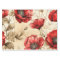Vintage Inspired Red Poppies Tissue Paper