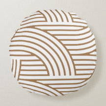 Vintage Inspired Round Pillow