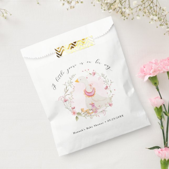 Vintage inspired Silly Goose Baby Favour Bag (Sealed)