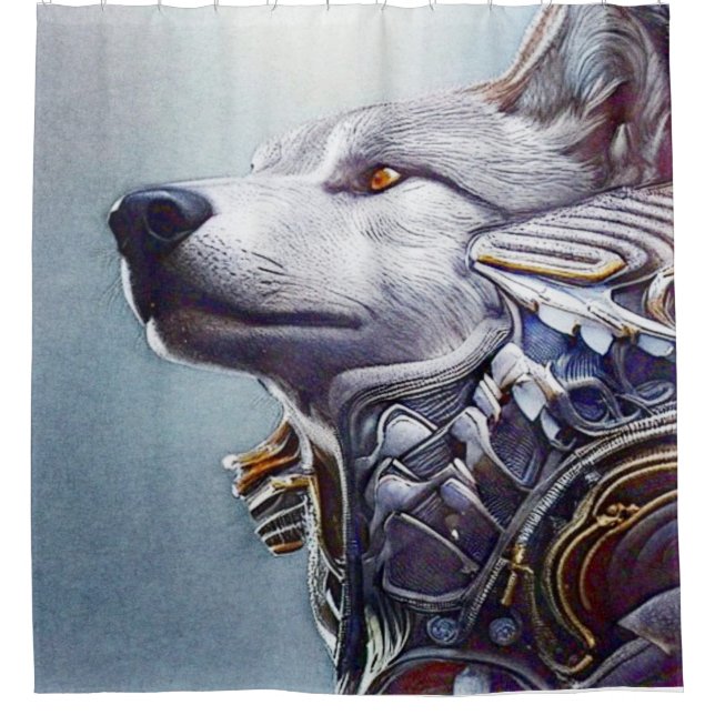 Vintage-Inspired Wolf Head Art - Nostalgic (Front)