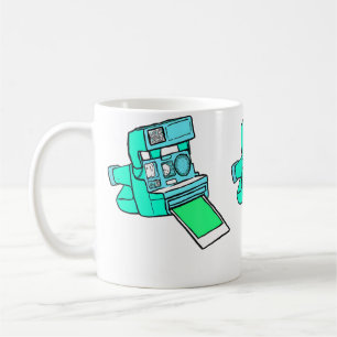 Vintage Instant Camera Retro Eighties Photography Coffee Mug