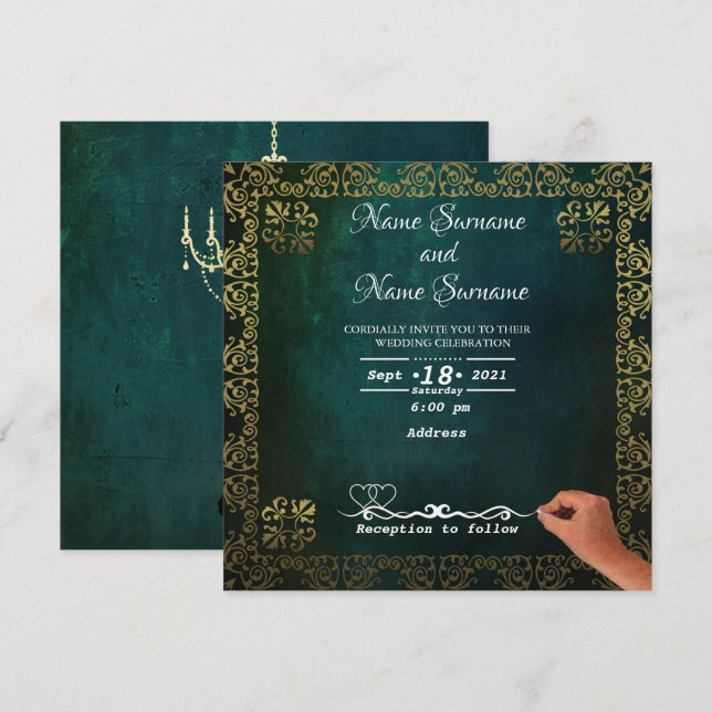 Vintage Invitation (Front/Back)