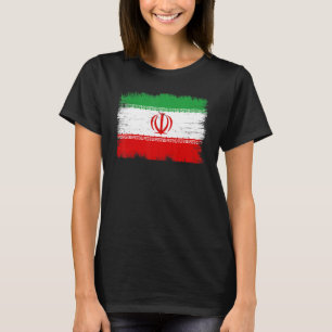 Vintage Iran Flag Iranian Independence Day T-Shirt