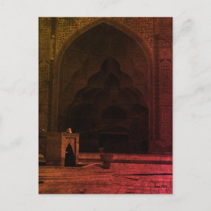 Vintage Iran Isfahan friday Mosque Postcard