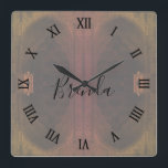 Vintage Iran Isfahan friday Mosque Square Wall Clock<br><div class="desc">Vintage Iran Isfahan friday Mosque</div>