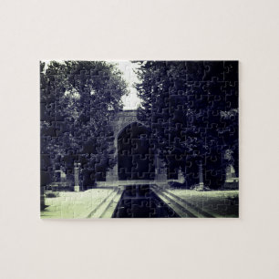 Vintage Iran Isfahan mosque Jigsaw Puzzle