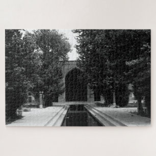 Vintage Iran Isfahan mosque Jigsaw Puzzle