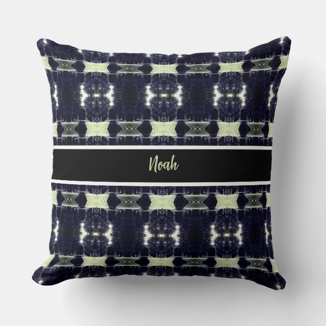 Vintage Iran Isfahan mosque Throw Pillow (Front)