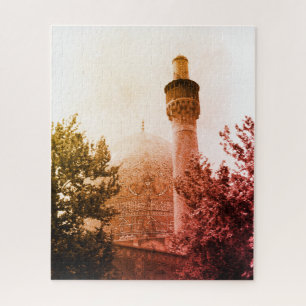 Vintage Iran Isfahan royal mosque Jigsaw Puzzle