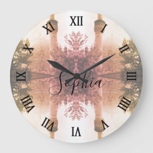 Vintage Iran Isfahan royal mosque Large Clock