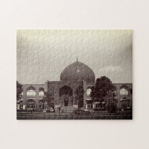 Vintage Iran Isfahan shah mosque Jigsaw Puzzle