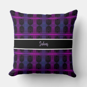 Vintage Iran Isfahan west iwan Imam Mosque  Throw Pillow