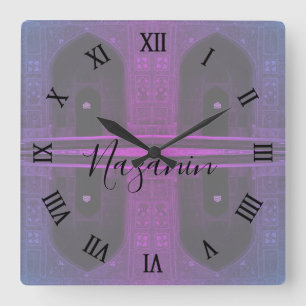 Vintage Iran Isfahan west iwan Imam Square Wall Clock