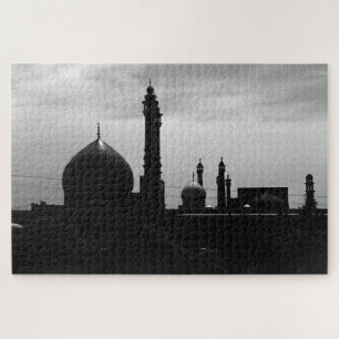 Vintage Iran Qom Mosque of Fatima Jigsaw Puzzle