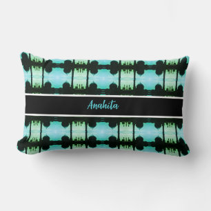 Vintage Iran Qom Mosque of Fatima Lumbar Pillow