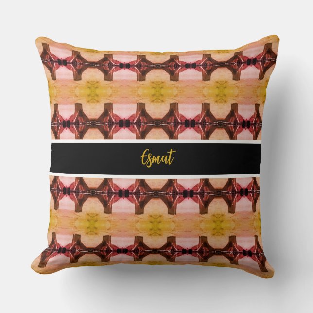 Vintage Iran Tehran Azadi Square  Throw Pillow (Front)
