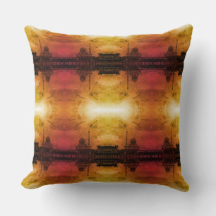 Vintage Iraq Baghdad Buniya Mosque 1970 Drink Coas Throw Pillow