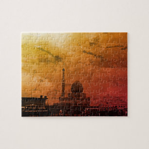Vintage Iraq Baghdad Buniya Mosque Jigsaw Puzzle