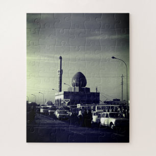 Vintage Iraq Baghdad Buniya Mosque Jigsaw Puzzle