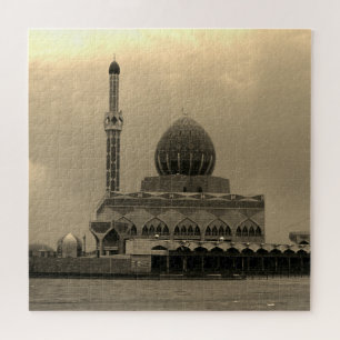 Vintage Iraq Baghdad Buniya Mosque Jigsaw Puzzle