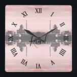 Vintage Iraq Baghdad Buniya Mosque Square Wall Clock<br><div class="desc">Vintage Iraq Baghdad Buniya Mosque</div>