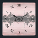 Vintage Iraq Baghdad Buniya Mosque Square Wall Clock<br><div class="desc">Vintage Iraq Baghdad Buniya Mosque</div>