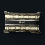 Vintage Iraq Baghdad central railway station Lumbar Pillow<br><div class="desc">Vintage Iraq Baghdad central railway station</div>