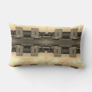 Vintage Iraq Baghdad museum  Lumbar Pillow