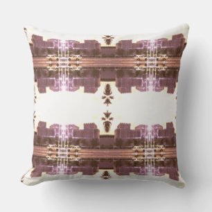 Vintage Iraq Baghdad museum  Throw Pillow