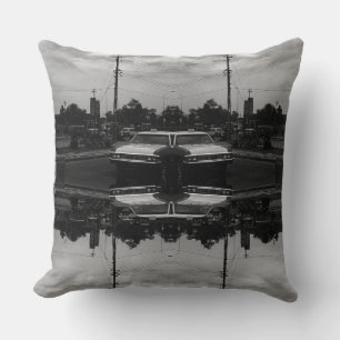 Vintage Iraq Baghdad street taxis 1970 Notebook Throw Pillow