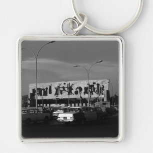 Vintage Iraq Baghdad tahrir square 1970 Keychain