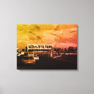 Vintage Iraq Baghdad tahrir square Canvas Print