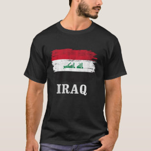 Vintage Iraq Flag For Iraqi Gift T-Shirt