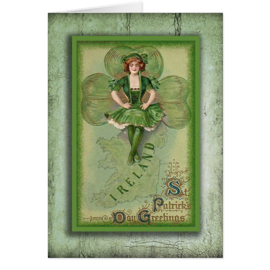 Vintage Ireland Card