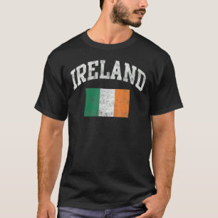 Vintage Ireland Irish Flag Green St Patrick's Day T-Shirt