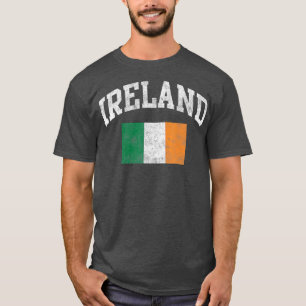 Vintage Ireland Irish Flag Green St Patricks Day T-Shirt