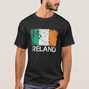 Vintage Ireland Irish Flag Pride Gift T-Shirt