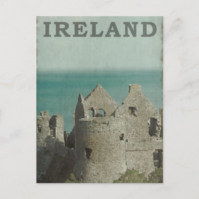 Vintage Ireland Postcard (Front)