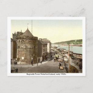 Vintage Ireland, Reginalds Tower Waterford Postcard