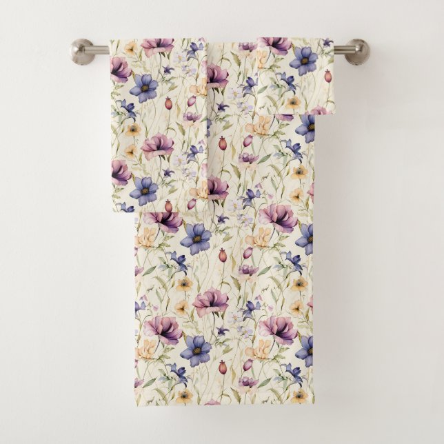Vintage Iris Flowers Motif (En situation)
