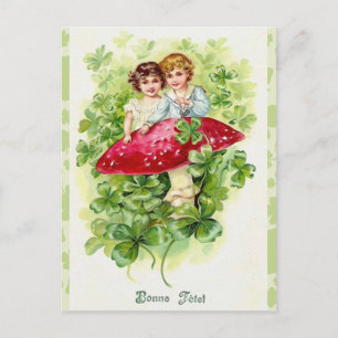 Vintage Irish Bonne Fefel Greetings Postcard