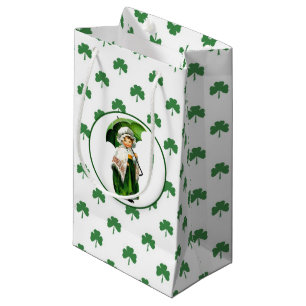 Vintage Irish Girl St.Patrick's Day Gift Bags