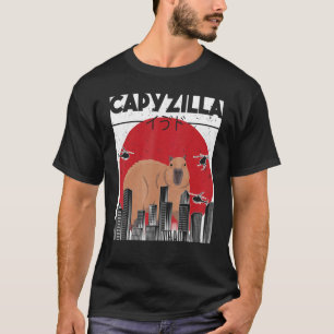 Vintage Ironic Rodent Capybara Witty Animal  Lifet T-Shirt