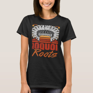 Vintage Iroquois Roots Native Pride American Indi T-Shirt